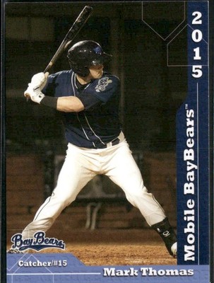 2015 Grandstand Mobile BayBears #NNO Mark Thomas