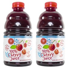 Cherry Bay Orchards Tart Cherry Juice, 32 oz Bottle 2 pack 100 Natural Cherry