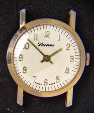 Orologio svizzero uomo Lucerna carica manuale vintage -- ricambi/riparazioni