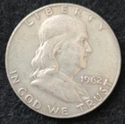 1962-D FRANKLIN HALF  DOLLAR