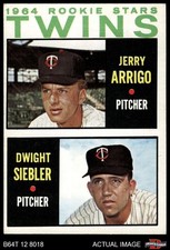 1964 Topps #516 Jerry Arrigo / Dwight Siebler Twins RCs RC 5 - EX