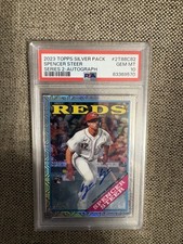Spencer Steer 2023 Topps Series 2 Silver Pack Auto RC  /299 PSA 10 