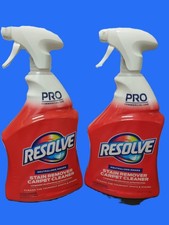 Resolve Pro Spot and Stain Remover Carpet Cleaner Spray Bottle 32 Fl Oz 2 Pack 