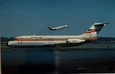 Air Florida Airlines - Postcard - Douglas DC-9-15F on Tarmac