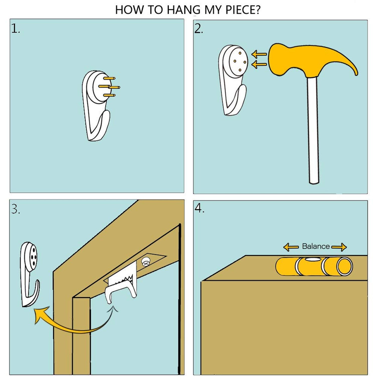 KREATIVE ARTS 3 Piece Kitchen Wall Art Set Fork Spoon Poster Painting on Canv...