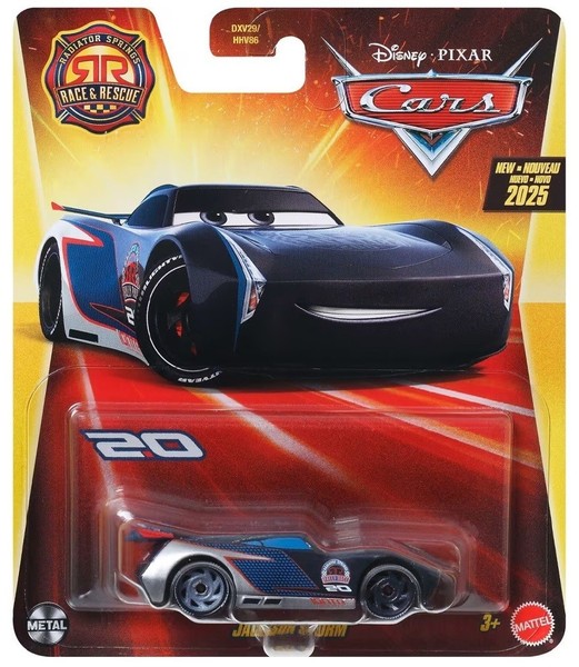 Jackson Storm Race & Rescue Radiator Springs Cars 1:55 Die-Cast Auto Metall Neu-image