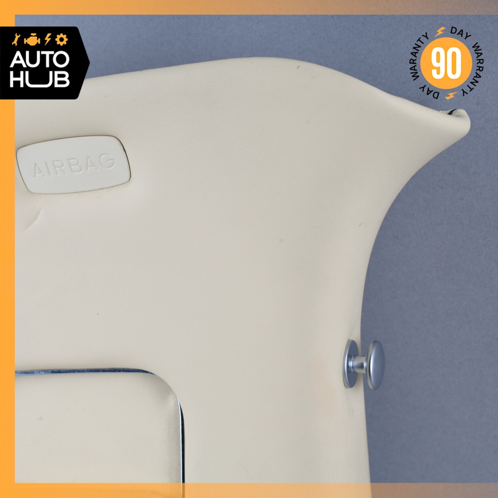 14-18 Bentley Flying Spur Right Upper B-Pillar Cover Panel Trim Beige OEM 40k