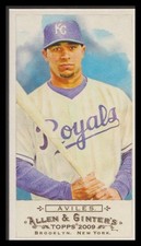2009 Topps Allen & Ginter's - Mike Aviles #283 Mini A&G Back