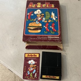 Mattel Intellivision II Console Complete in Box Controllers Cables Tested W/game