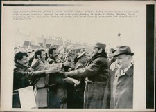 1976 Fidel Castro Cuban Premier Bulgaria Sofia Communist Wirephoto 8X10