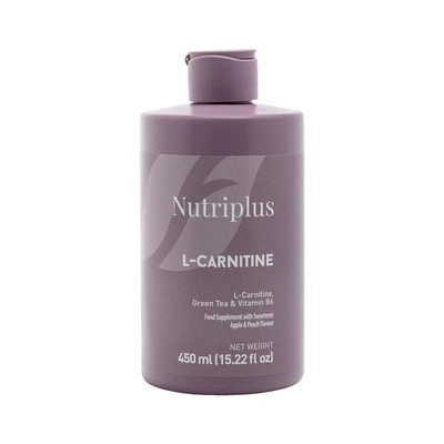 Farmasi Nutriplus flüssiges L-Carnitin mit Apfelpfirsichgeschmack, 450ml/15,2...