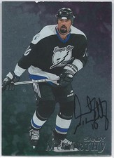 1998-99 Be A Player SANDY McCARTHY Tampa Bay Lightning Autograph #282