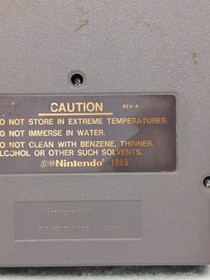 1985 Original Nintendo NES Game Cartridge Street Fighter 2010 Final Fight