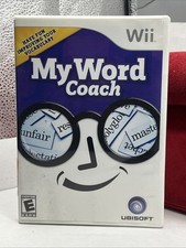My Word Coach (Nintendo Wii, 2007) CIB NOS