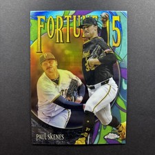 PAUL SKENES 2025 TOPPS CHROME BASEBALL FORTUNE 15 #F15-8 PIRATES Q1651