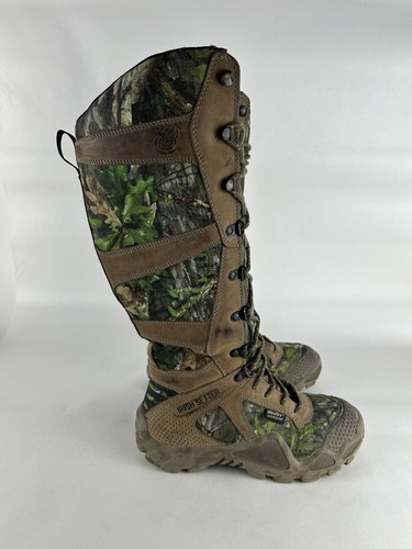 Red Wing Irish Setter Boot Women 5.5 M Camo VaprTrek 1821 Waterproof Snake guard - Picture 2 of 14