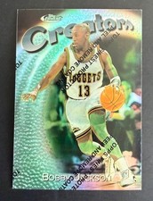 ks 1997 Topps Finest Bobby Jackson Creators Uncommon Refractor /1090 *Greening