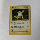 Pokemon TCG Raichu 14/102 Base Set Holo Rare 1999 WOTC Unlimited English