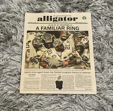 2008 Florida Gators Football National Championship Alligator Newspaper 2009