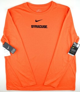 orange dri fit long sleeve shirt