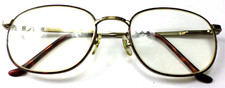 Vintage Front Office Brass Safety Eye Glasses OG Z87 OG-301 Flex Temple Mint