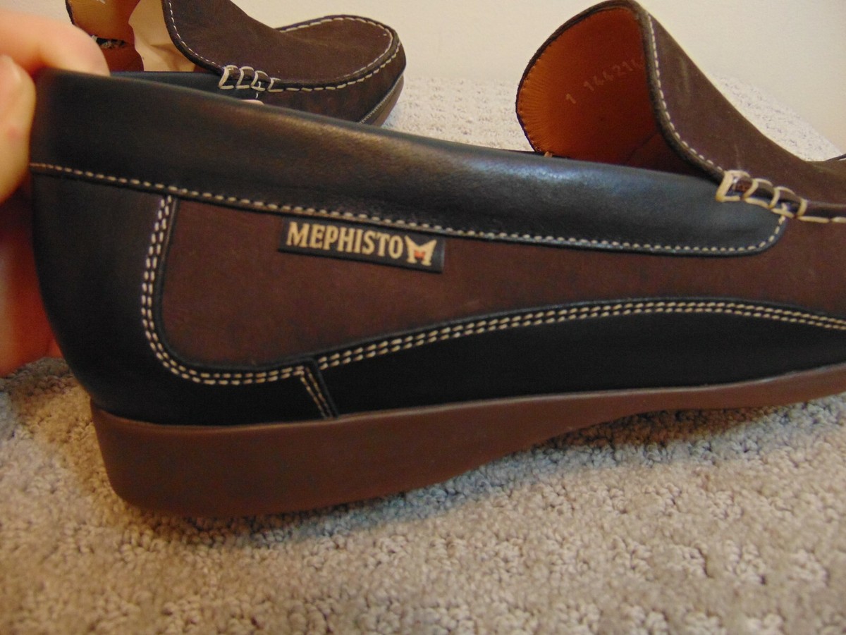 Mephisto Baduard Loafers In Brown Suede And Black Leather Mens Shoes Size US 12 Amazon.com | Mephisto Men main image 2