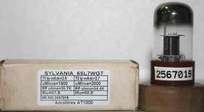 6SL7WGT SYLVANIA NOS NIB "D" Getter Made in USA Amplitrex Tested