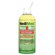 3 Pack Neilmed Hypertonic Nasamist Saline Spray 4.20Oz Each