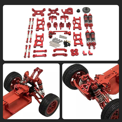 For WLtoys 124007 124017 124019 144001 144002 144010 RC Car Metal Upgrade Parts