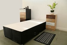 Brand New 3ft Single Divan Bed Base in Black or Grey Colour