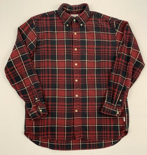 j crew vintage 90s plaid flannel red 