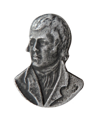 Robert Rabbie Burns Zinn Pin Anstecker