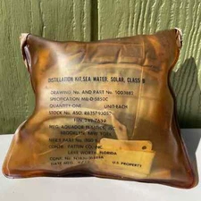 1956 USA Sea Water Solar Distillation Kit Class B #1500-B 50D3882 Not Opened