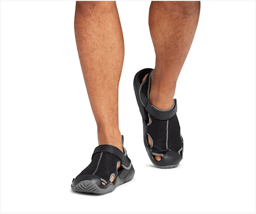 Crocs MEN'S SWIFTWATER™ MESH DECK SANDAL Black US Size M7 - M10 New | eBay