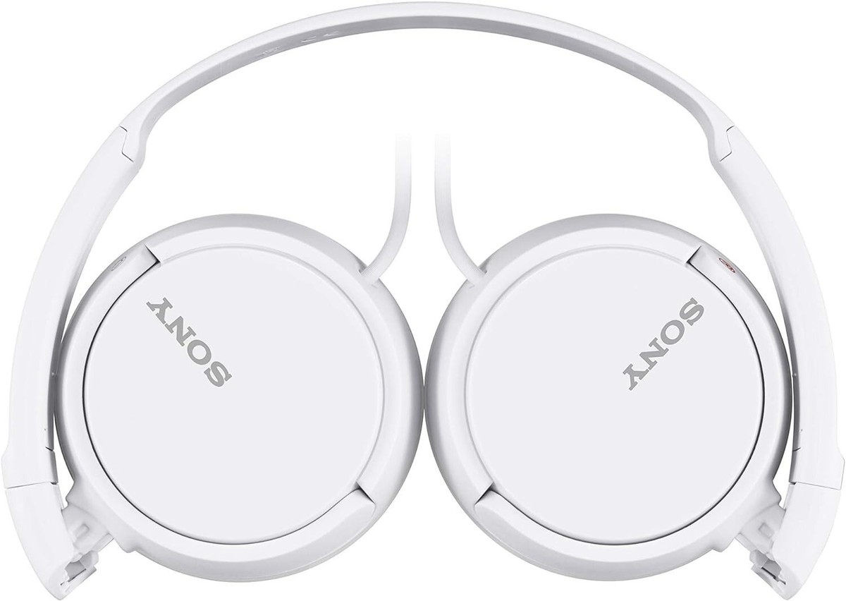 Sony MDR-ZX110 ZX Series Wired On Ear Headphones White 27242868823