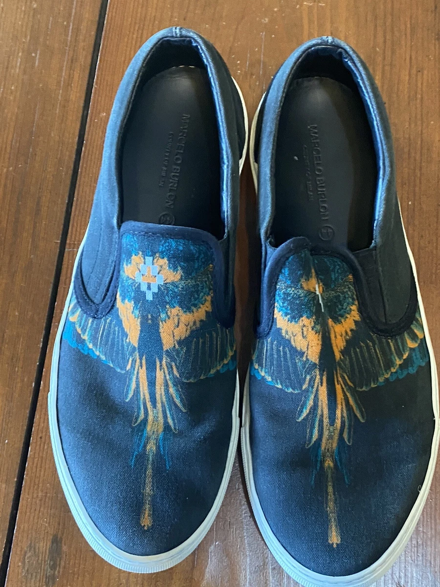 Lys overse tortur Marcelo Burlon Men's Black orange teal Wings print Slip-on Sneakers 11/44 | eBay Lys overse tortur Marcelo Burlon Men's Black orange teal Wings print Slip-on Sneakers 11/44 | eBay