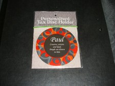 TAX DISC  HOLDER.. (MAGNETIC )...(   PAUL .)....(NEW )