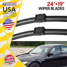Pair of 24"19" Front Window Wiper Blade For BMW 3 Series 328i E90 E91 2006-2009