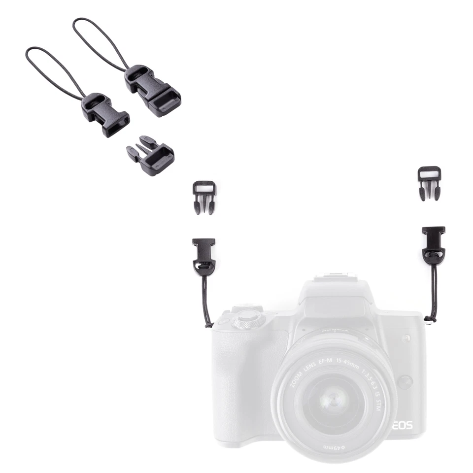 Lens-Aid Kameragurt Schnellverschluss - Schnellverbinder Verbindungsclip Adapter