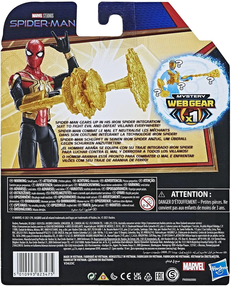Spiderman Hasbro Iron Spider Actionfigur Avengers Superheld Marvel - Bild 4 von 4