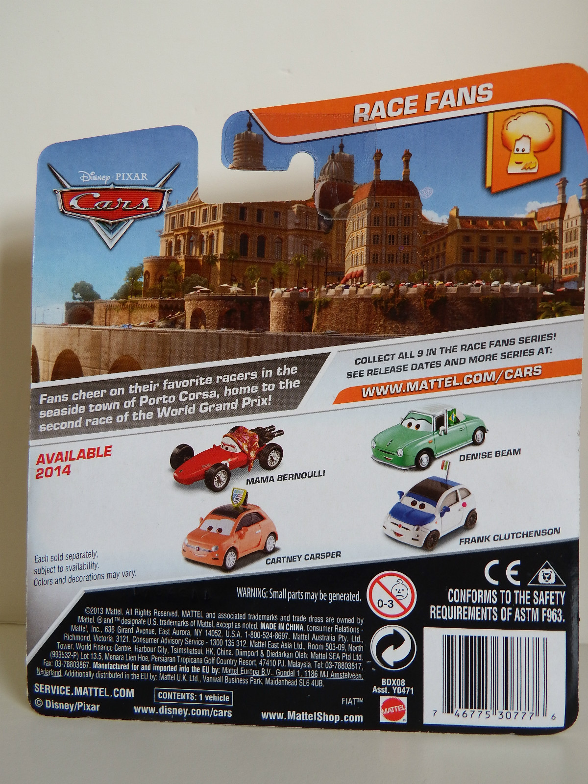 Disney Cars Rv Rase Fans Disney PIXAR Cars RACE FANS - CARTNEY CARSPER Die-Cast Vehicle #1 of 9 ...