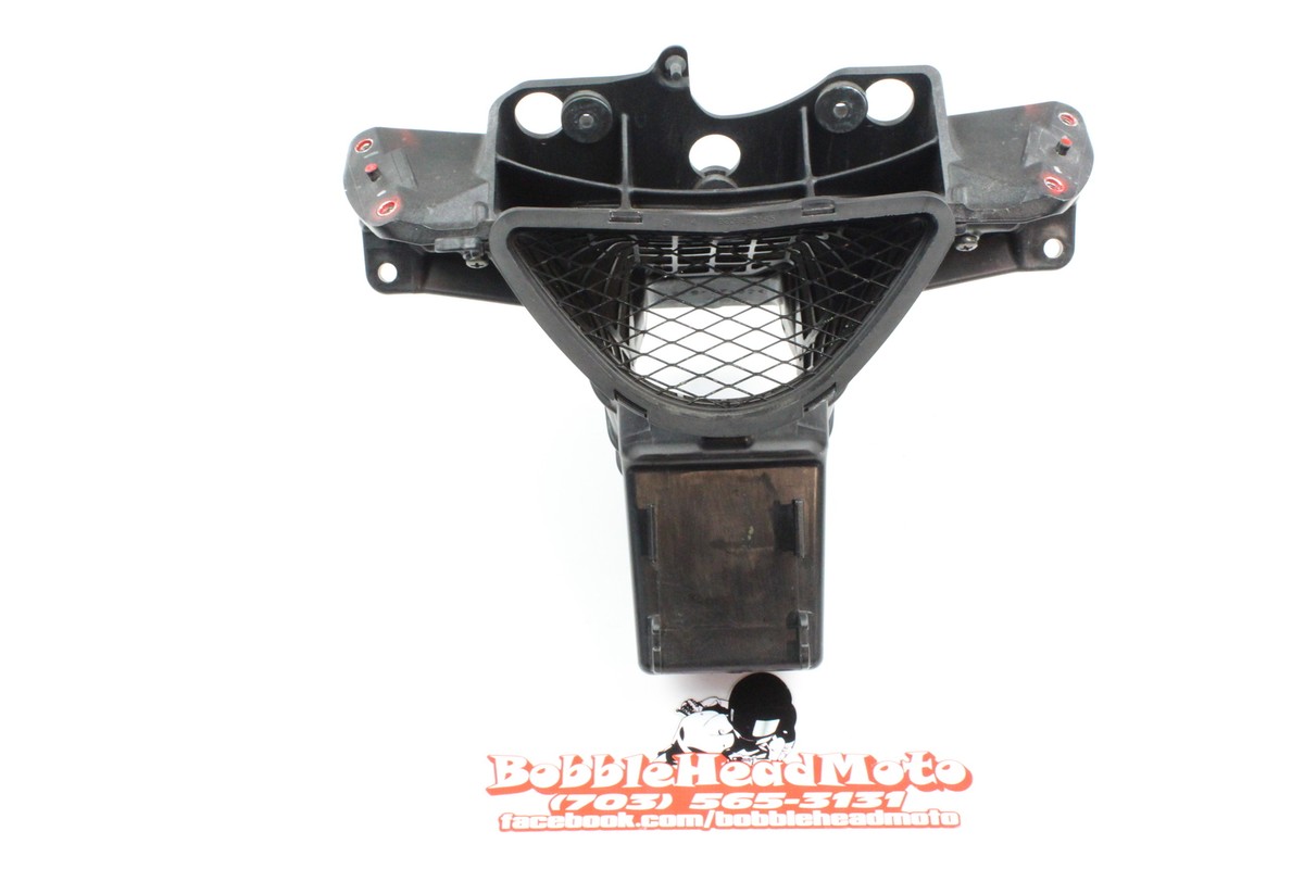 09-12 KAWASAKI NINJA ZX6R OEM UPPER FAIRING MIRROR GAUGES STAY
