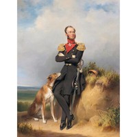 Kruseman PorträT William Ii KöNig Niederlande GroßEr Druck 46X61 Cm