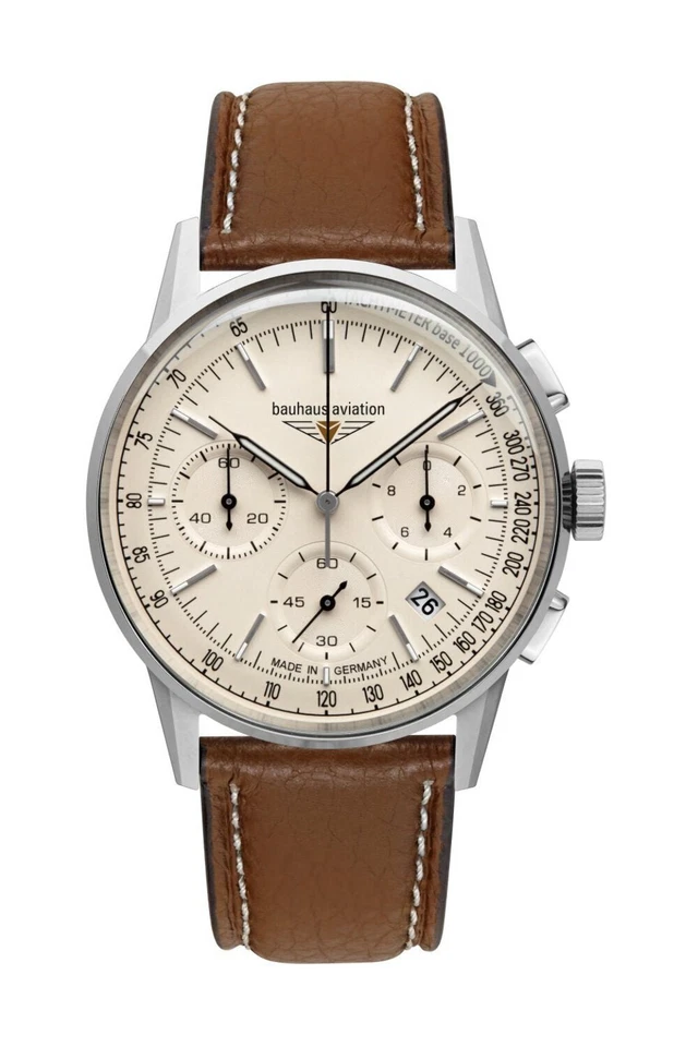 BAUHAUS Aviation - G38 - 2376-5 - Chronograph - Herren Armbanduhr - Bild 1 von 1