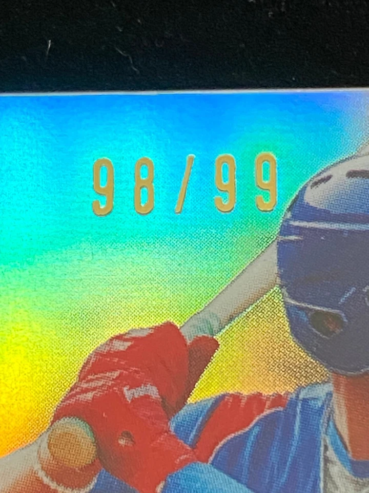 2019 Bowman Chrome MIGUEL AMAYA Rookie STAT TRACKER AUTO REFRACTOR #/99 Cubs RC - Image 3 of 3