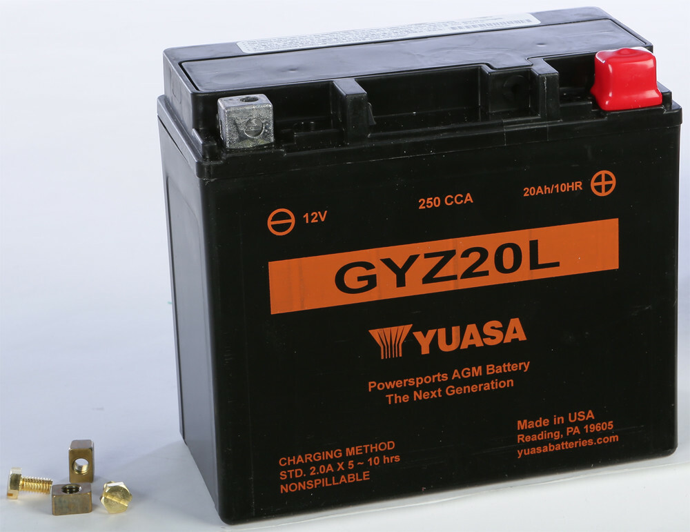 YU　A品L 20キロ Yuasa Factory Activated Maintenance Free Battery GYZ20L YUAM720GZ
