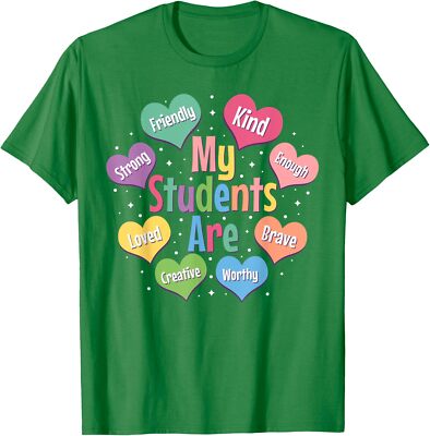 Candy Positive Hearts Cute Nice Funny Design Unisex T-Shirt