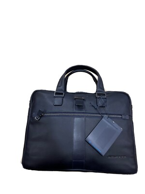 PIQUADRO LEDERMAPPE 2 GRIFFE mit 1 TEILER Tasche x PC 14'' CA3335S98