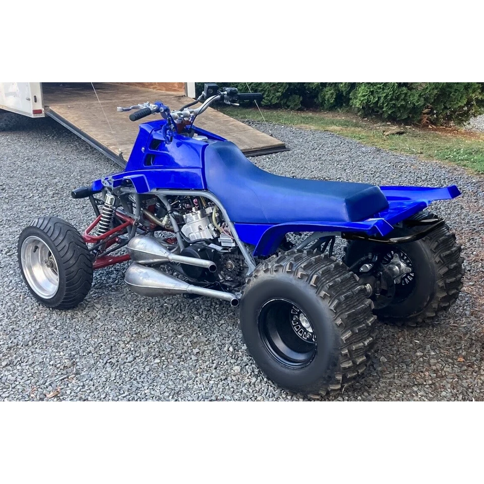 Barra de agarre de parachoques trasero de acero negro para Yamaha Banshee 350 YFZ350 1987-2006 Foto 4 de 4