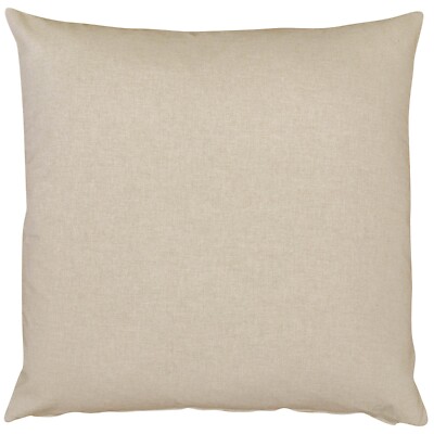 Kissenbezug Stella Leinenoptik extra groß. Natürliches Hessisches Beige. 23x23'' XL